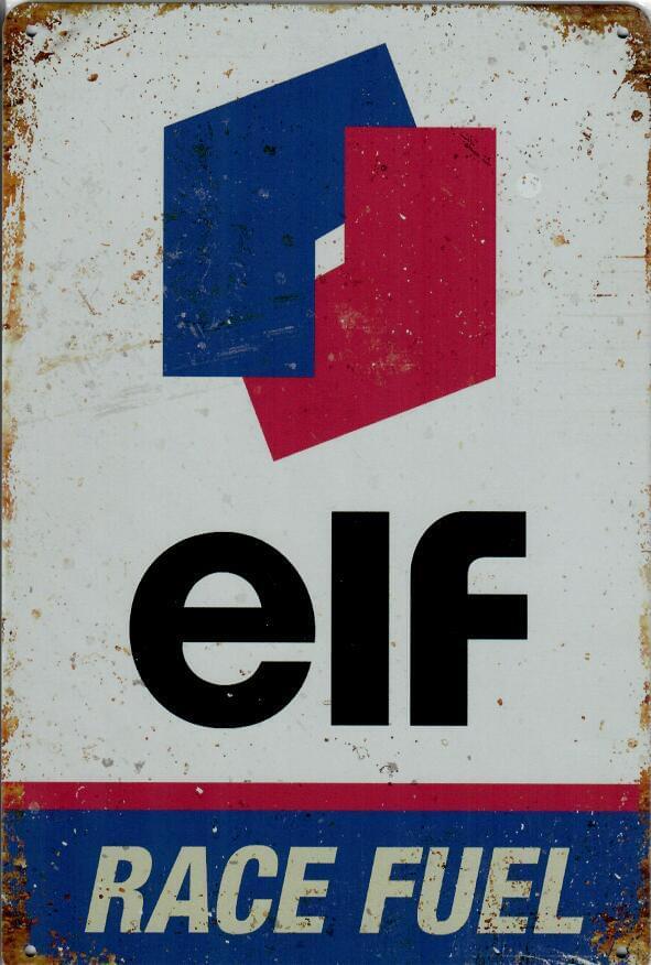 Elf Racing Oil - Old-Signs.co.uk